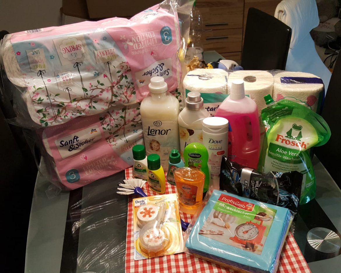 Fynn und sein Vater waren einkaufen