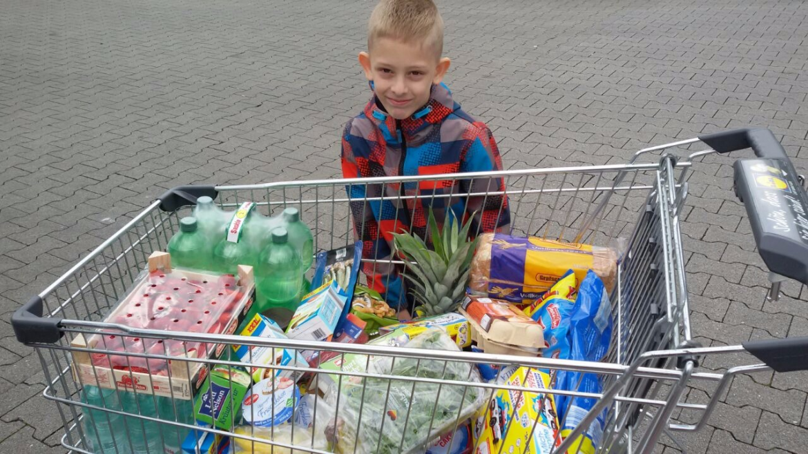 Ein Einkauf zum Monatsende