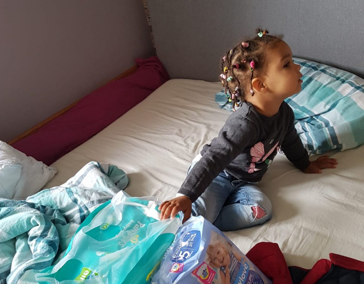 Emma war mit einkaufen