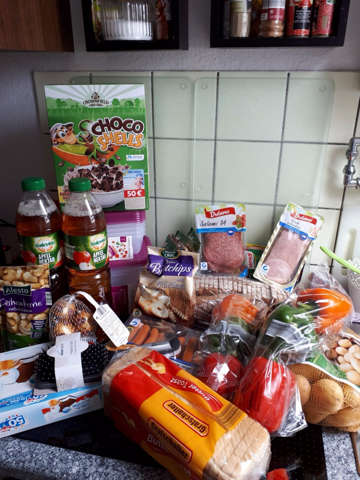 Der Kühlschrank ist wieder voll