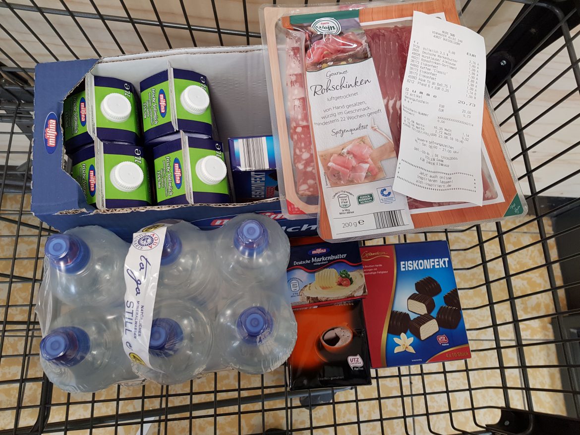 Ein schneller Lebensmittel – Gutschein