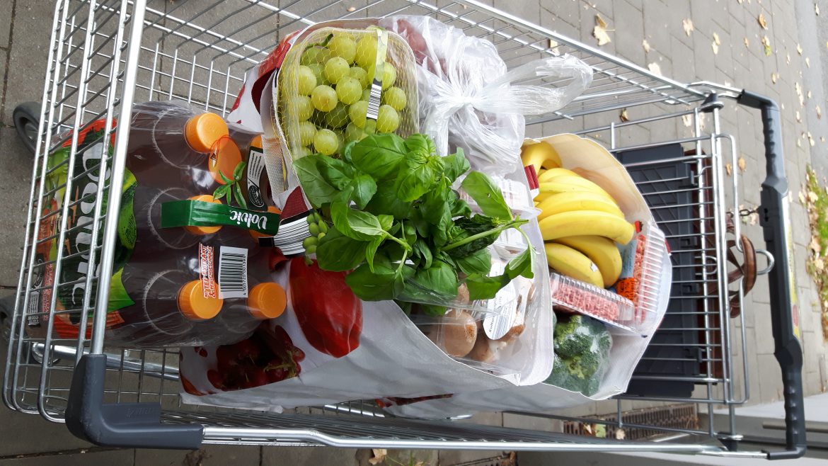 Ein Einkauf für 10 Personen