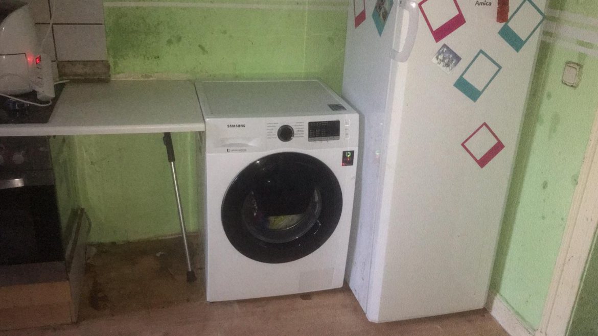 Neue Waschmaschine für Mama Patricia