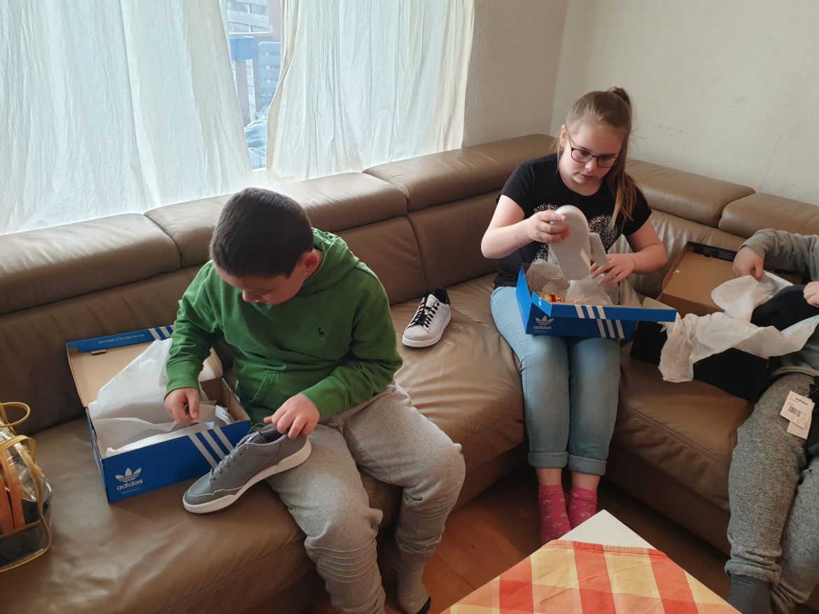 Besuch bei der Familie von Johanna, Matilda, Henry + Caleb