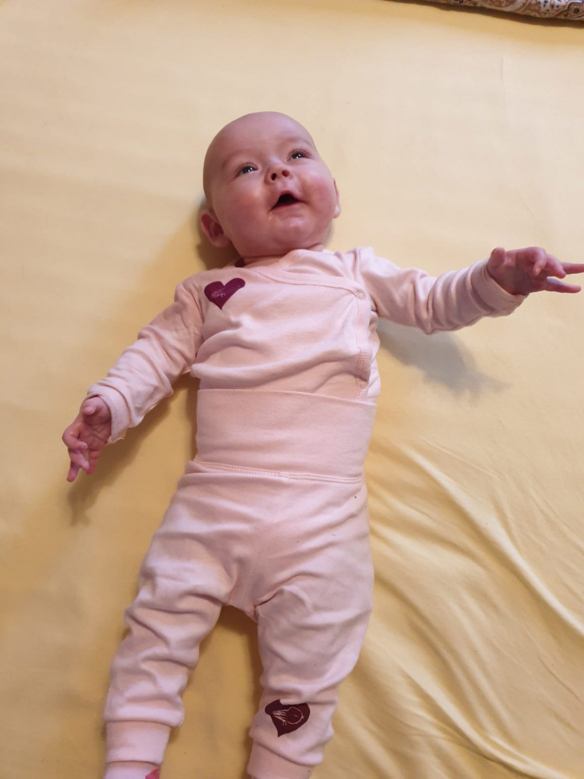 Pia freute sich auch über die Frühlings-Aktion