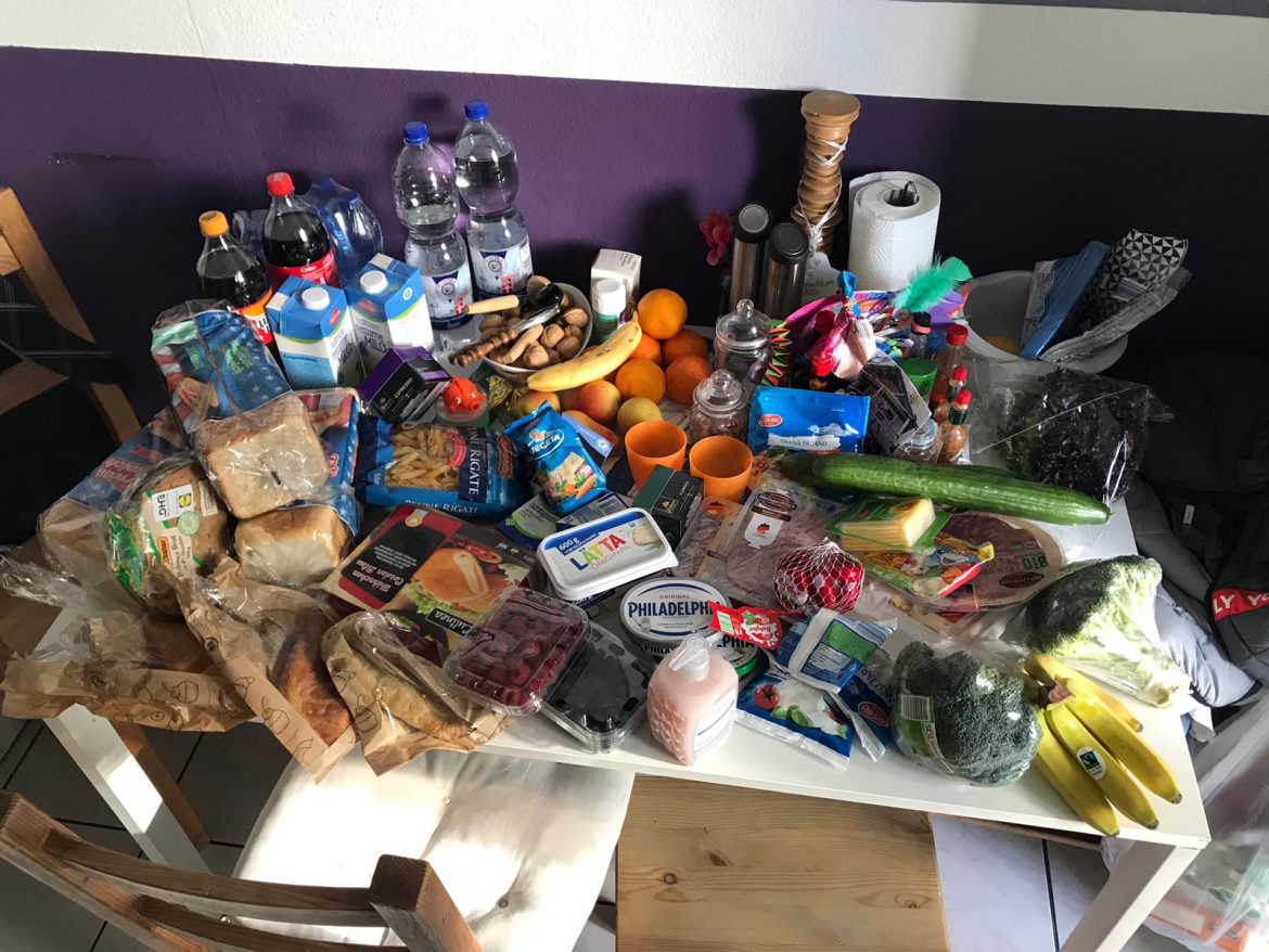 Lebensmittel für Mama Natalie