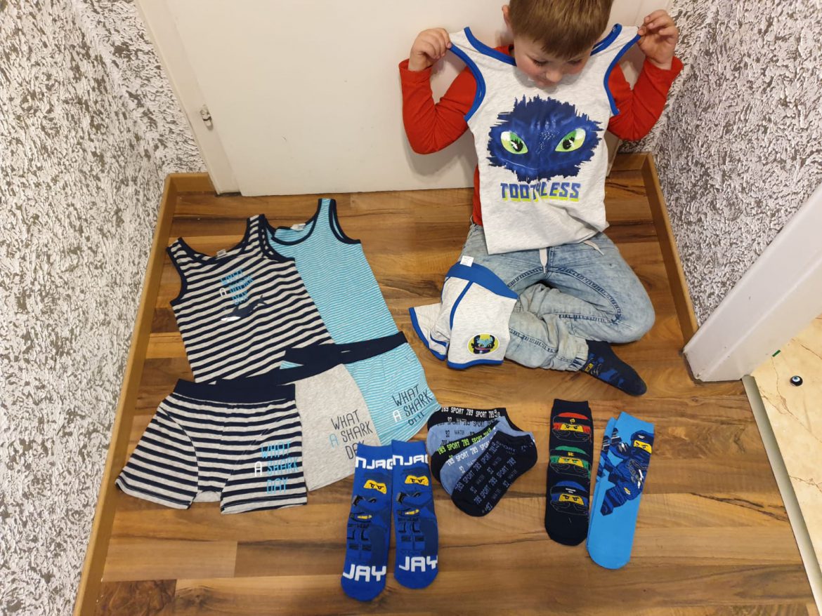 Große Unterwäsche und Socken-Aktion für unsere Kinder