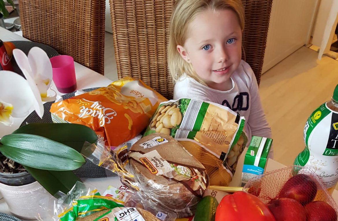 Mia und Mama waren einkaufen