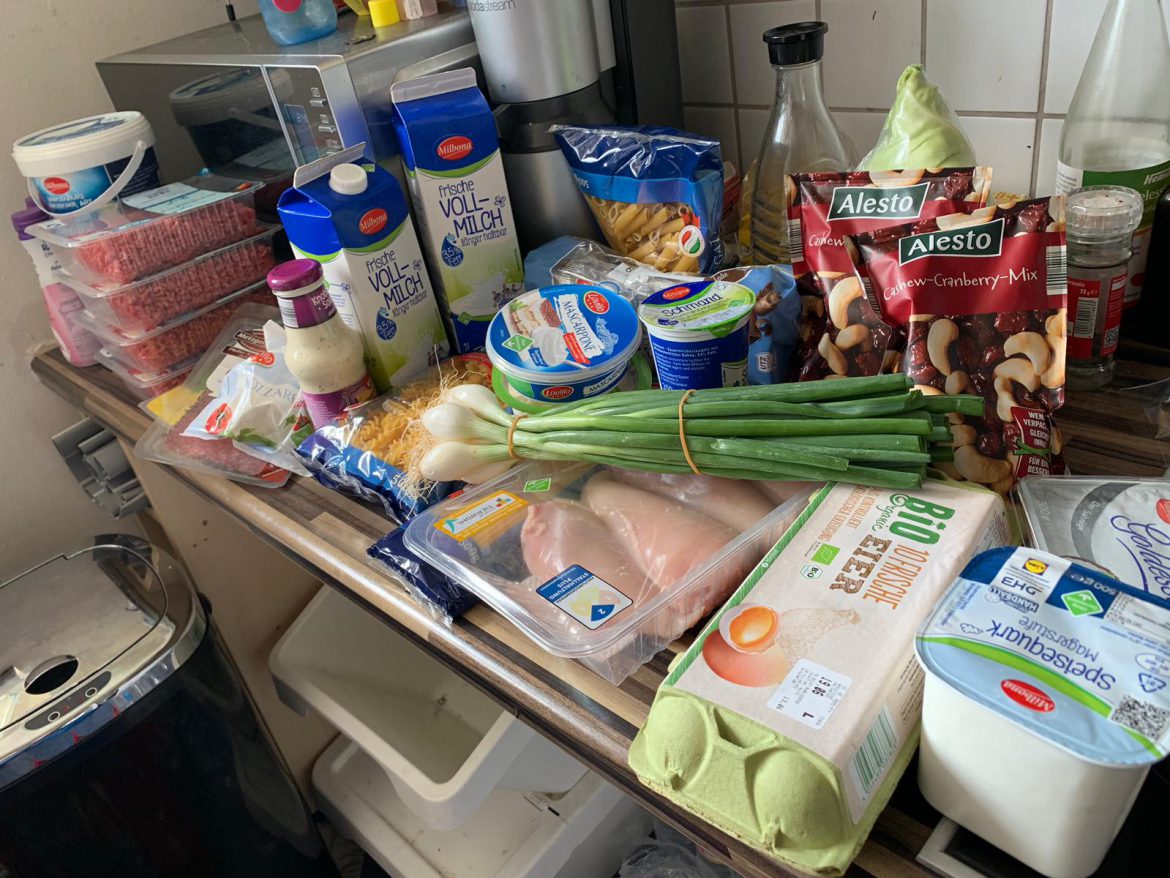 Großer Einkauf vor dem langen Pfingstwochenende