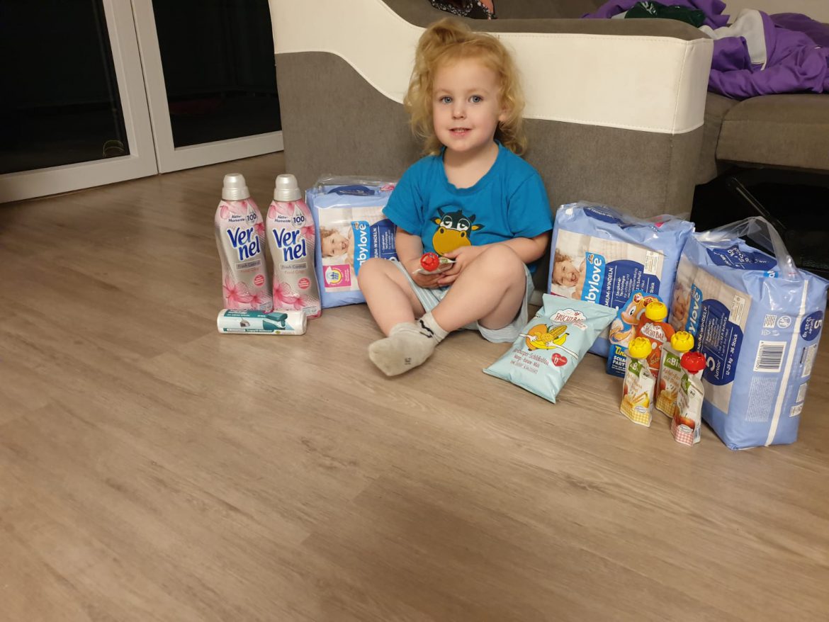 Großer Hygiene-Einkauf