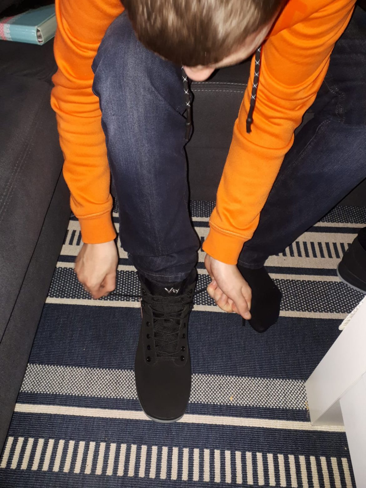 Auch die Schuh-Patin, Nadja König, hatte ein großes Herz