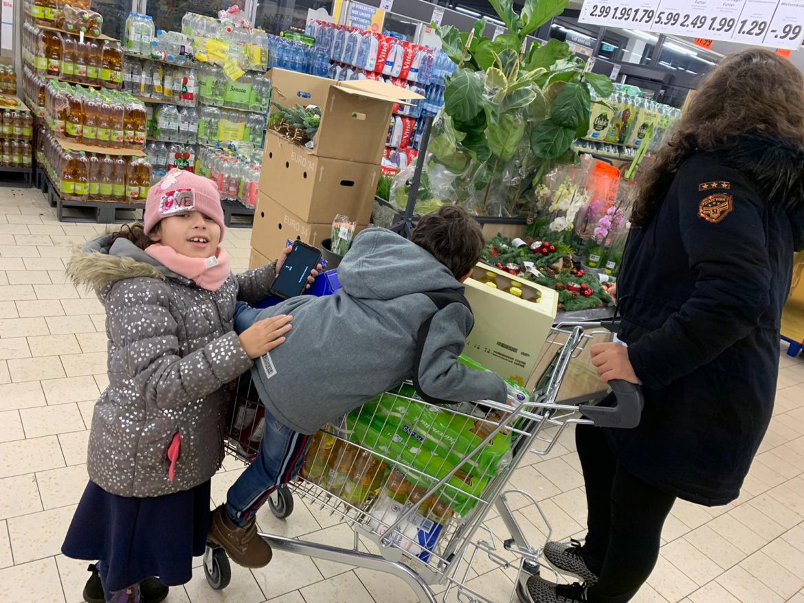 Hier half ein Lebensmittel-Gutschein weiter