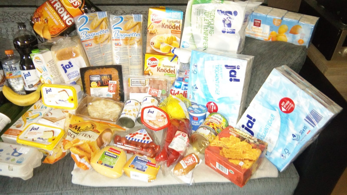 Darius Familie war einkaufen