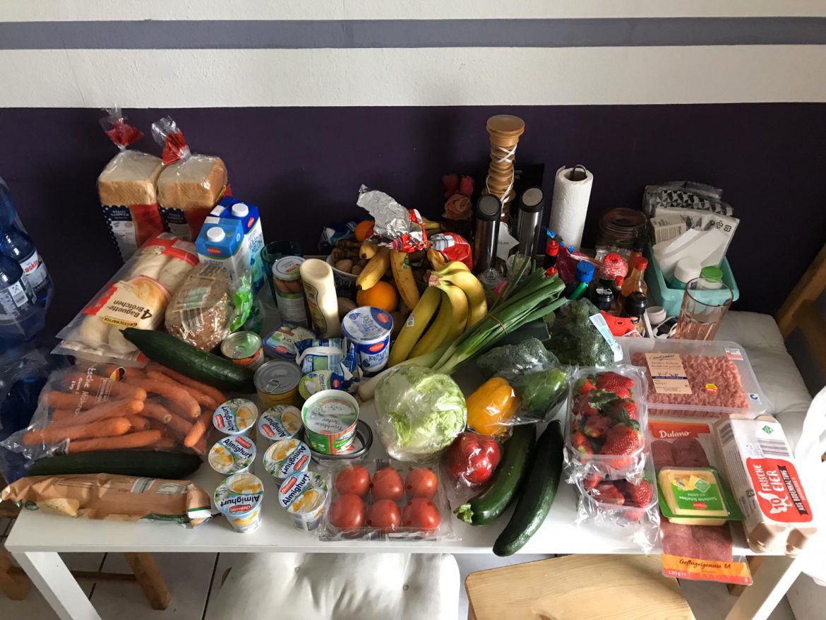 Unsere Familien konnten sich einen größeren Vorrat anlegen