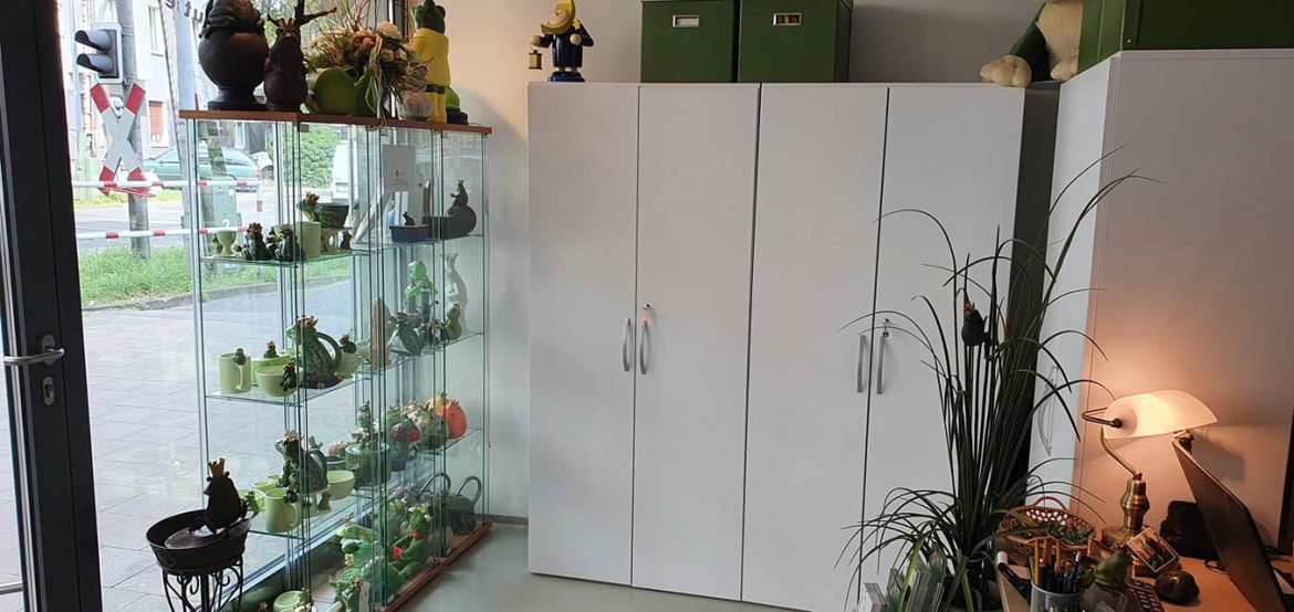 Neue Schränke für das Büro Froschkönige