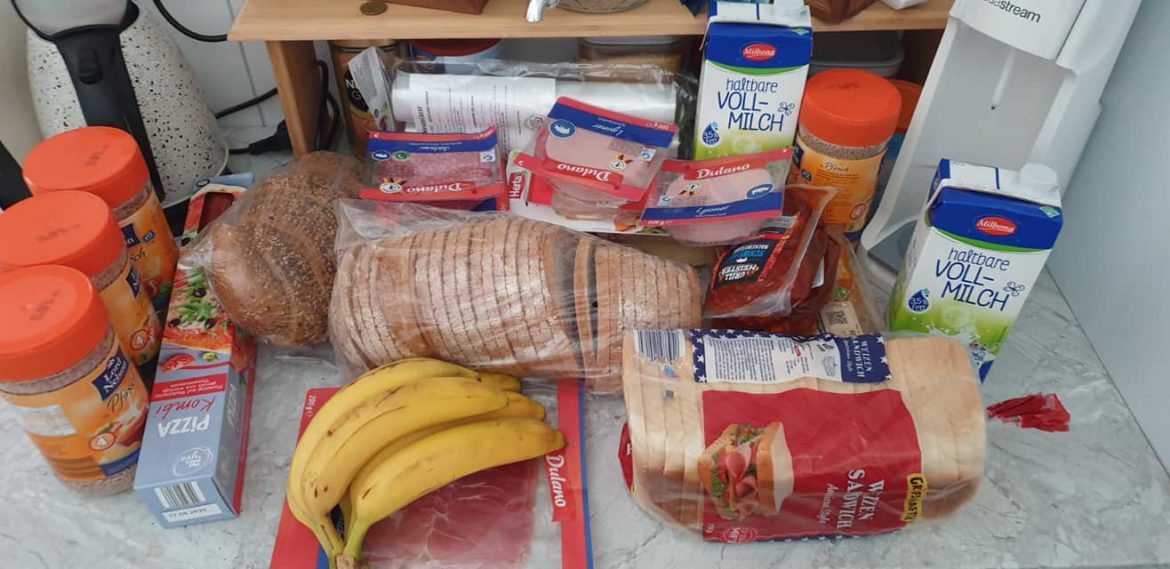 Mama und Elly waren einkaufen