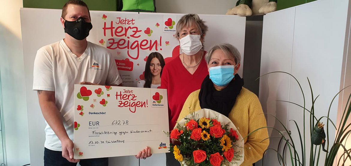 Was für eine großartige Spenden-Summe:  DANKE an DM