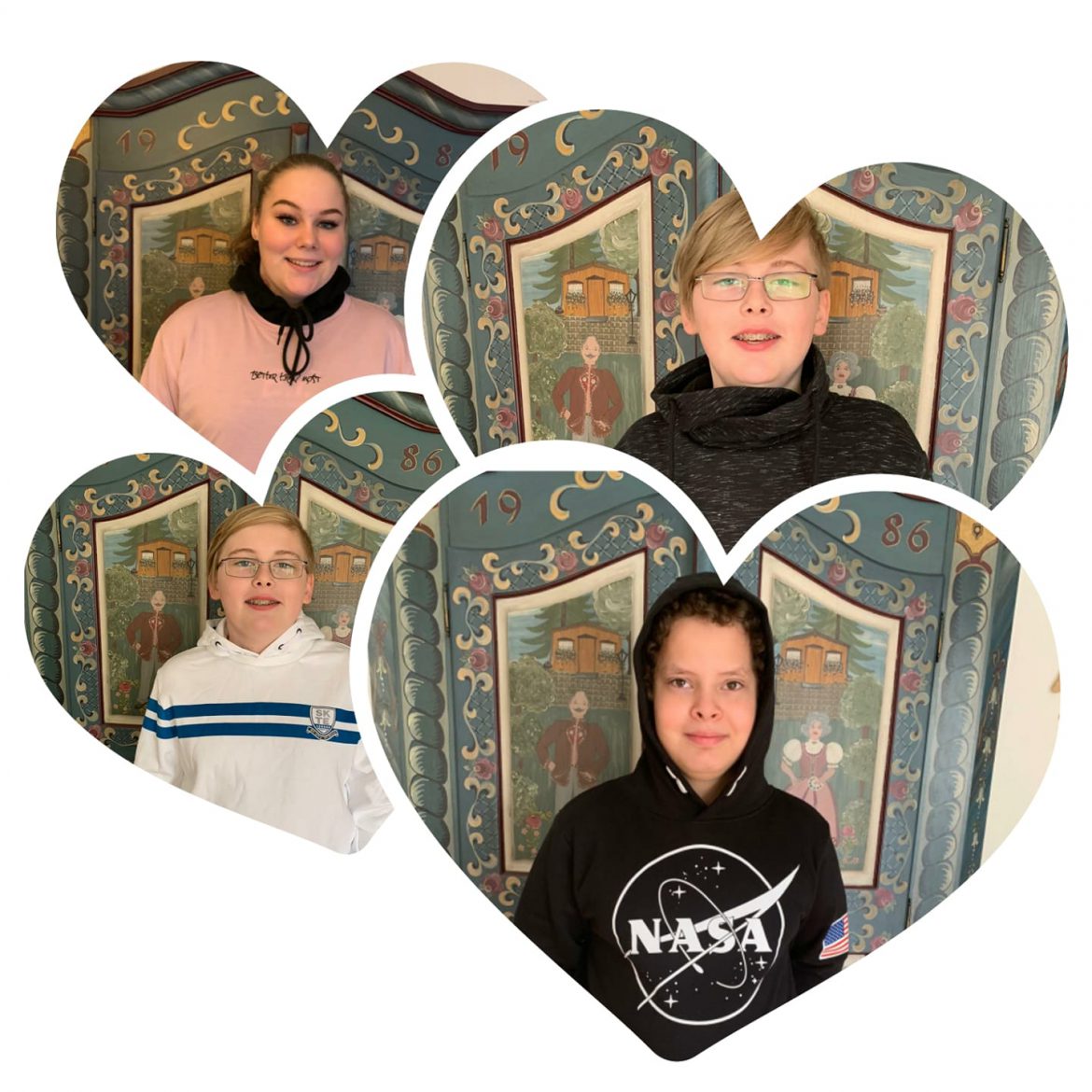 Warme Kleidung für Johanna, Henry + Caleb