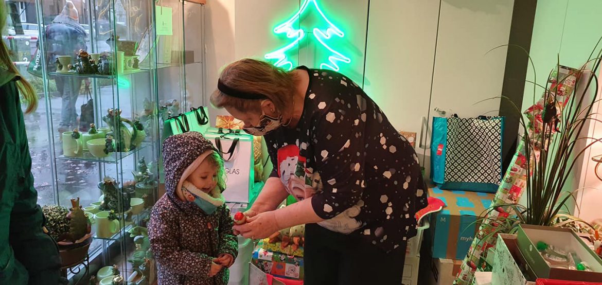 Die Kinder bekamen ihre Geschenke