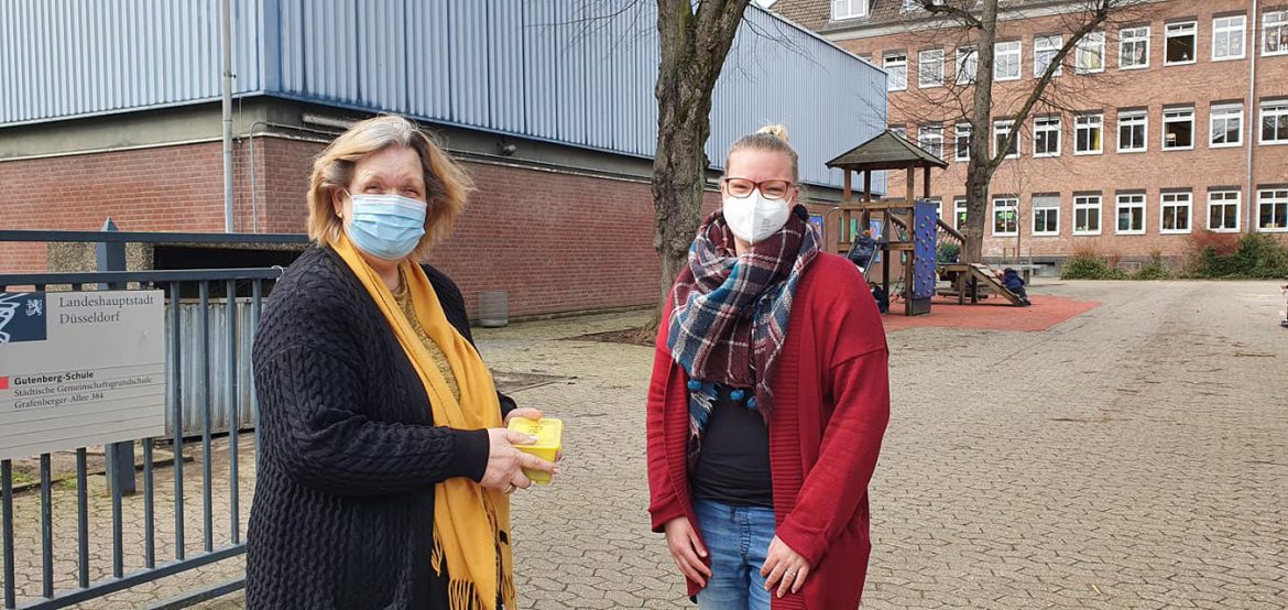 Wow – Spende vom virtuellen Weihnachtsmarkt der Gutenberg-Schule