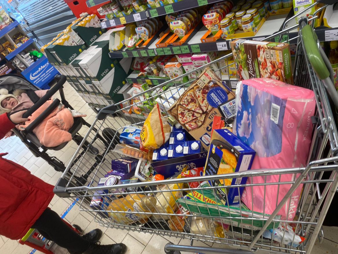 Auch bei dieser Familie war ein Lebensmittel-Gutschein dringend nötig