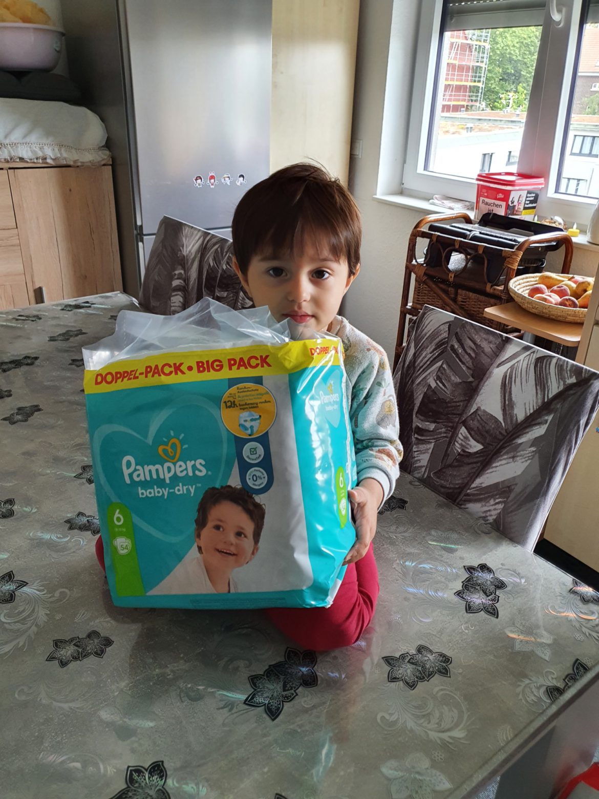 Es wurden Windeln, Hygiene-Artikel und Lebensmittel gebraucht