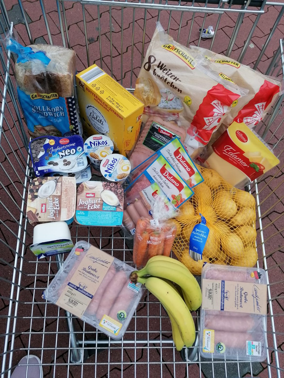 Ein Einkauf und das Ergebnis