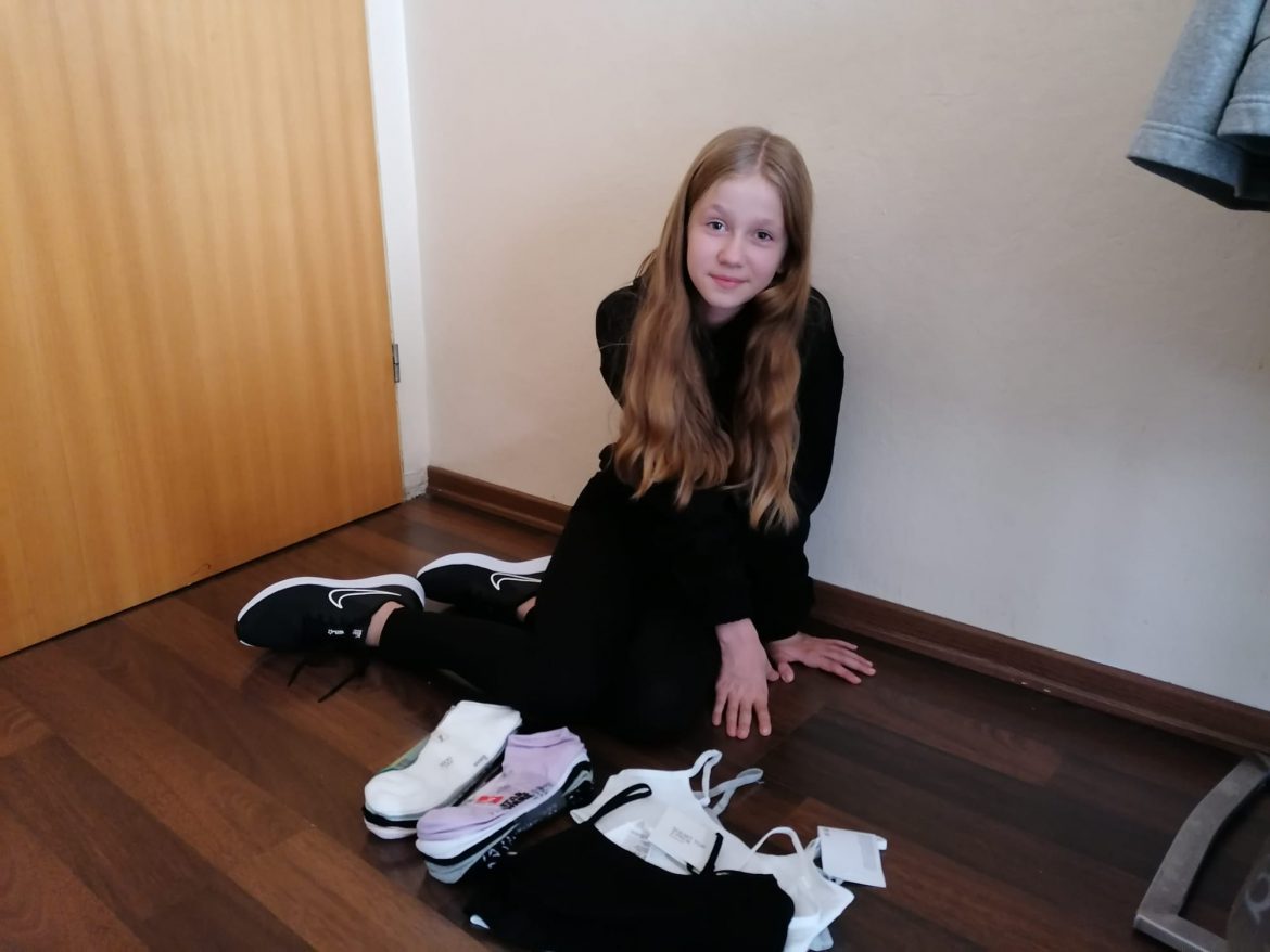 Finja war „shoppen“