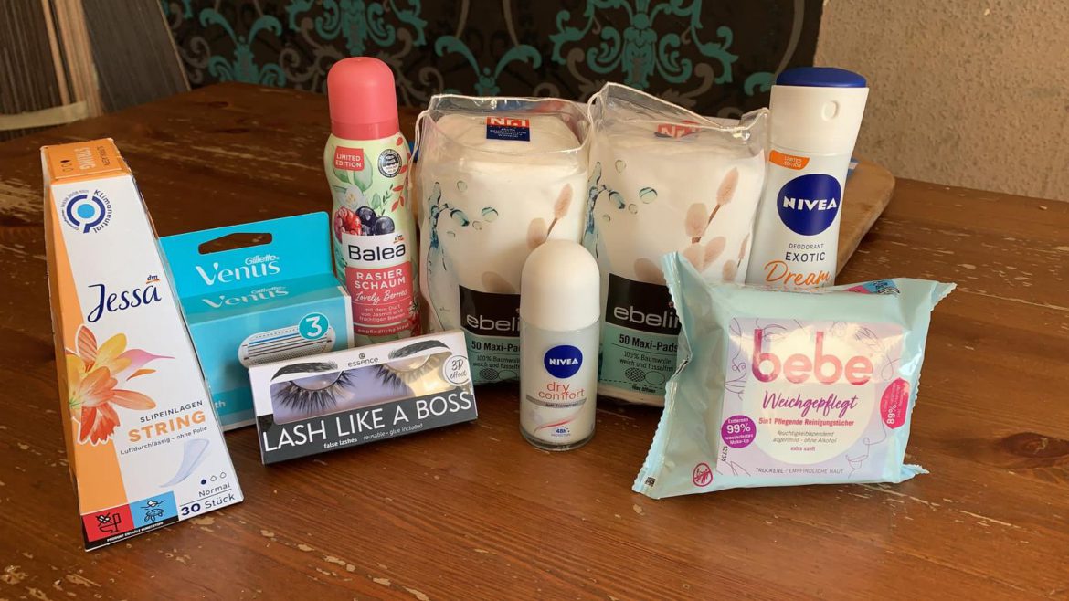 Hygiene- und Lebensmittel-Einkauf