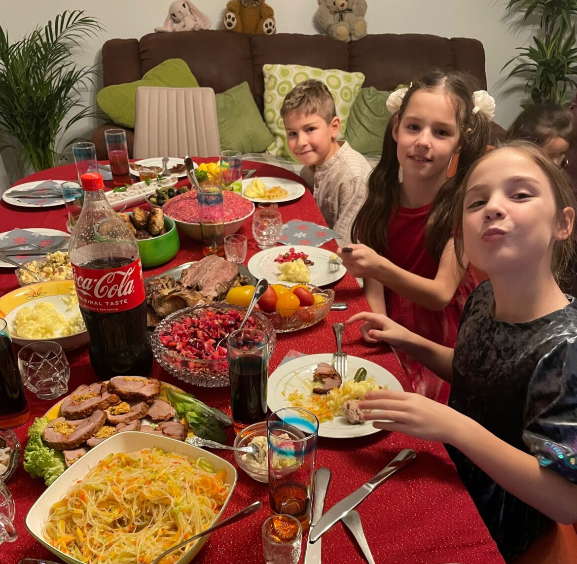 Die Firma Mailer Stahl sorgte auch dieses Jahr wieder bei unseren Familien für einen Tannenbaum und ein leckeres Weihnachtsessen