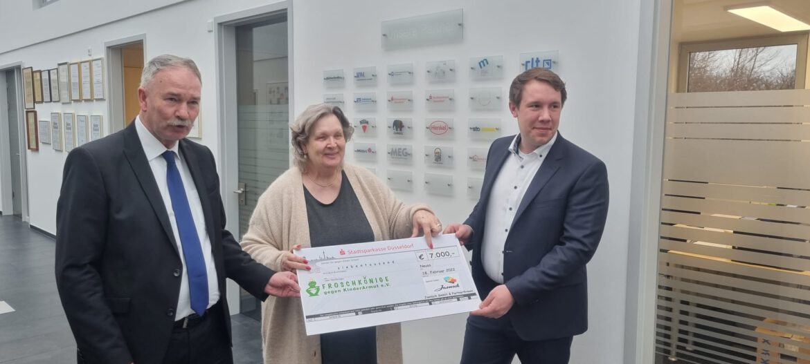 DANKE an die Firma Jaensch GmbH und ihre Partner für 7.000 Euro