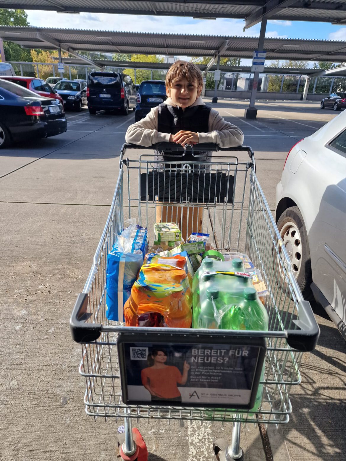 Die Mama von Kevin fragte nach einem Lebensmittel-Gutschein