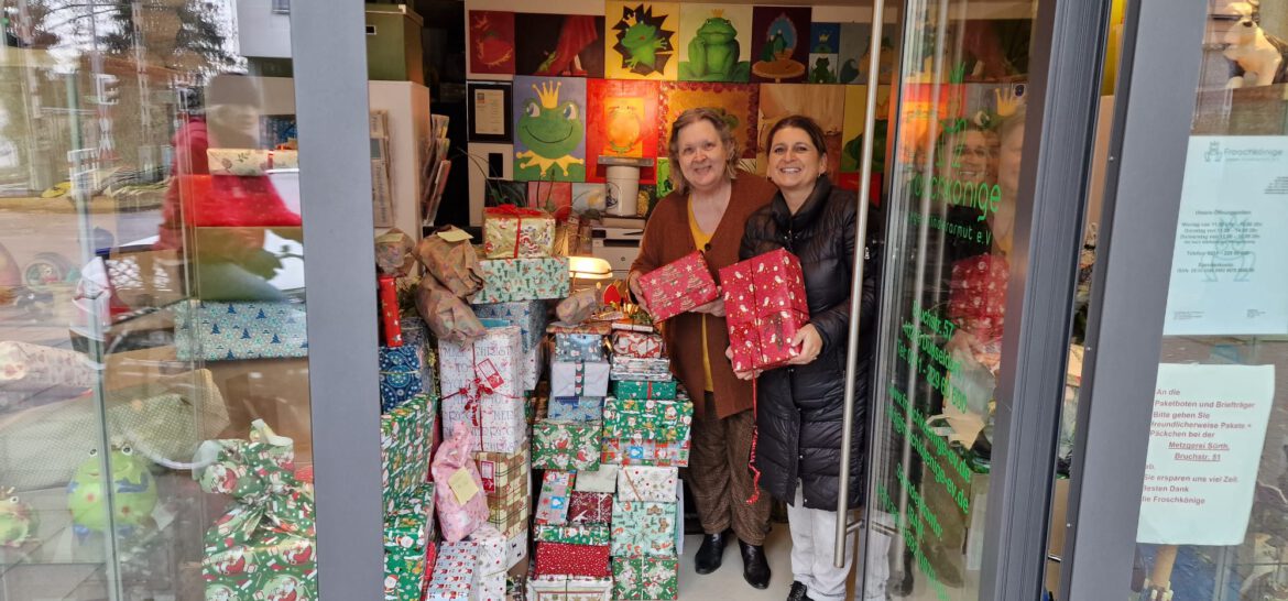 Eine unerwartete Überraschung für uns und für die Kinder