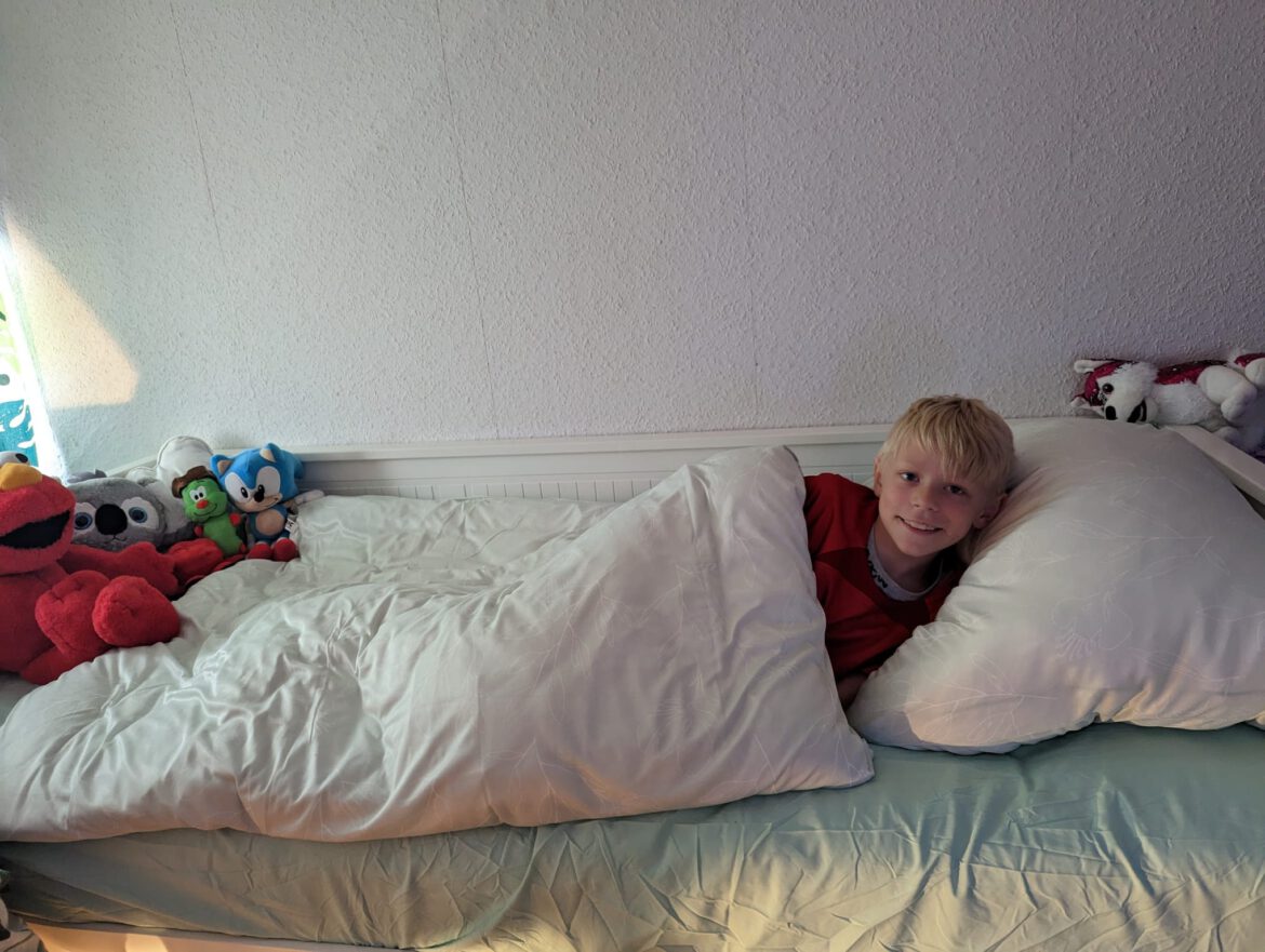 Wir unterstützten die Familie, um die Allergien etwas einzudämmen