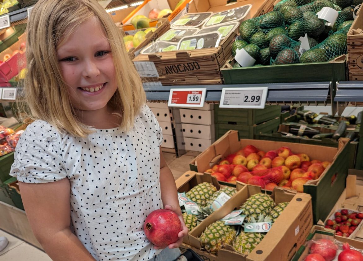 Dank unserer Obst-u.Gemüse-Paten+Patinnen konnten wir wieder großzügig Gutscheine verteilen