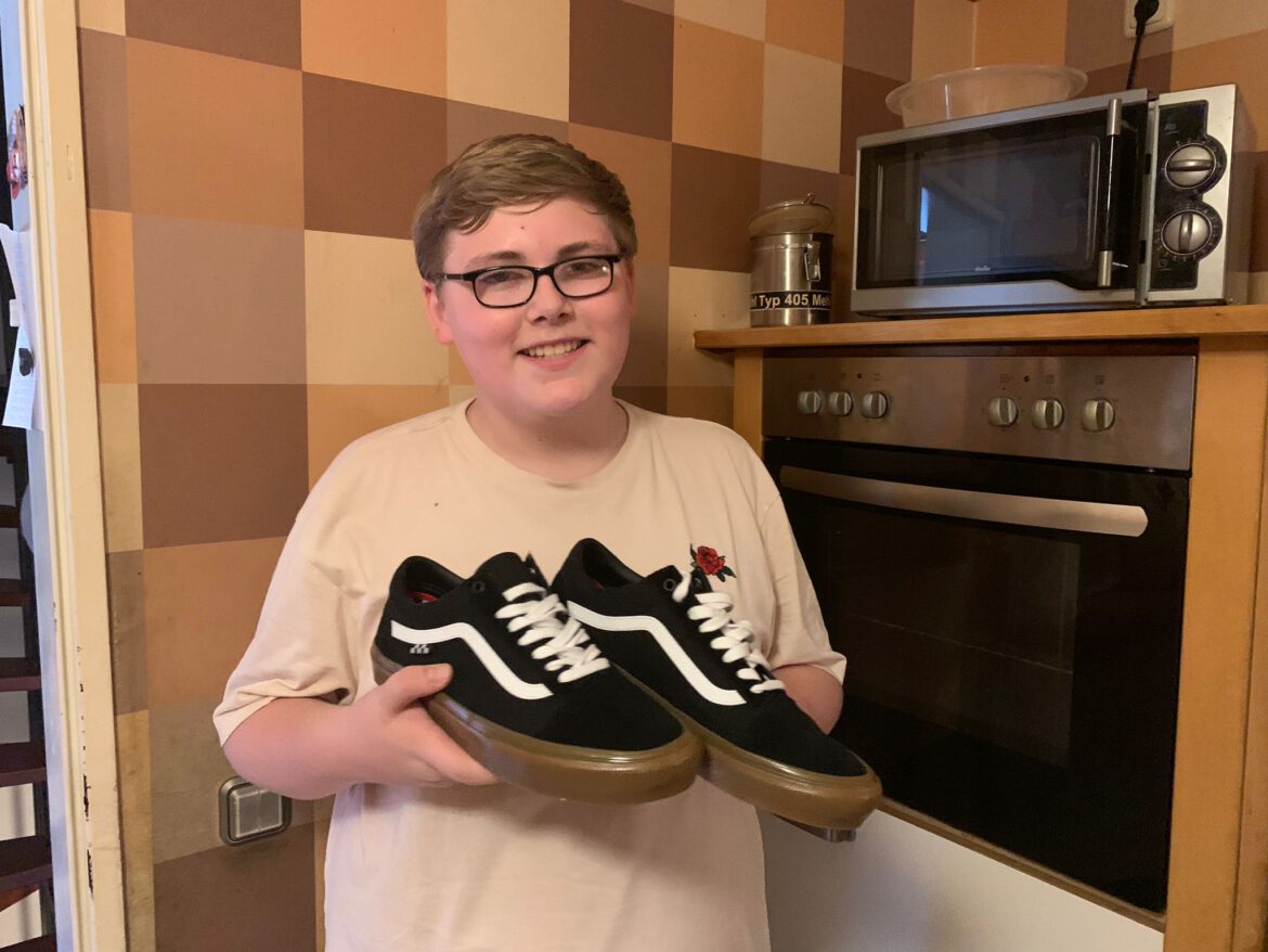 Henry bekam seine Wunschschuhe