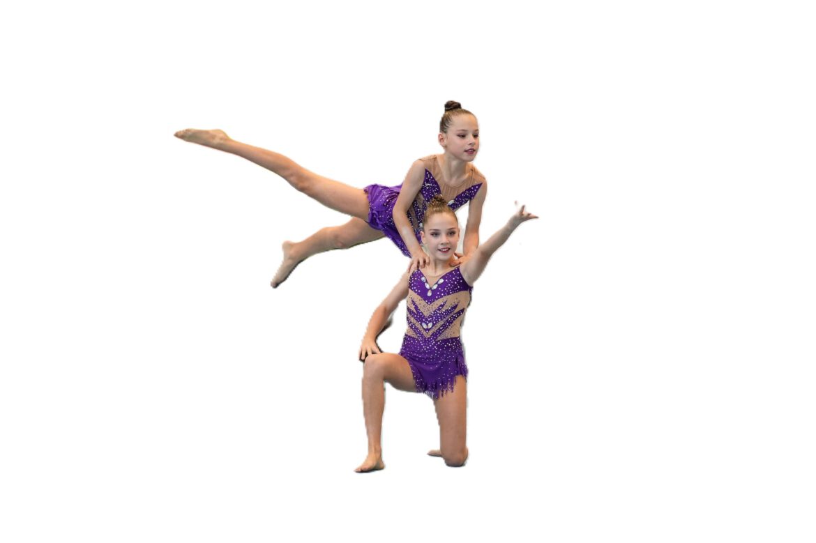 Unsere sportlichen Kinder – Danke an unsere Paten für den Sport der Kinder = hier: Milana+Wladlena