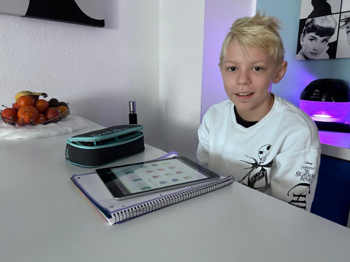 Von der Schule gefordert: i-Pad für Luna + Luca