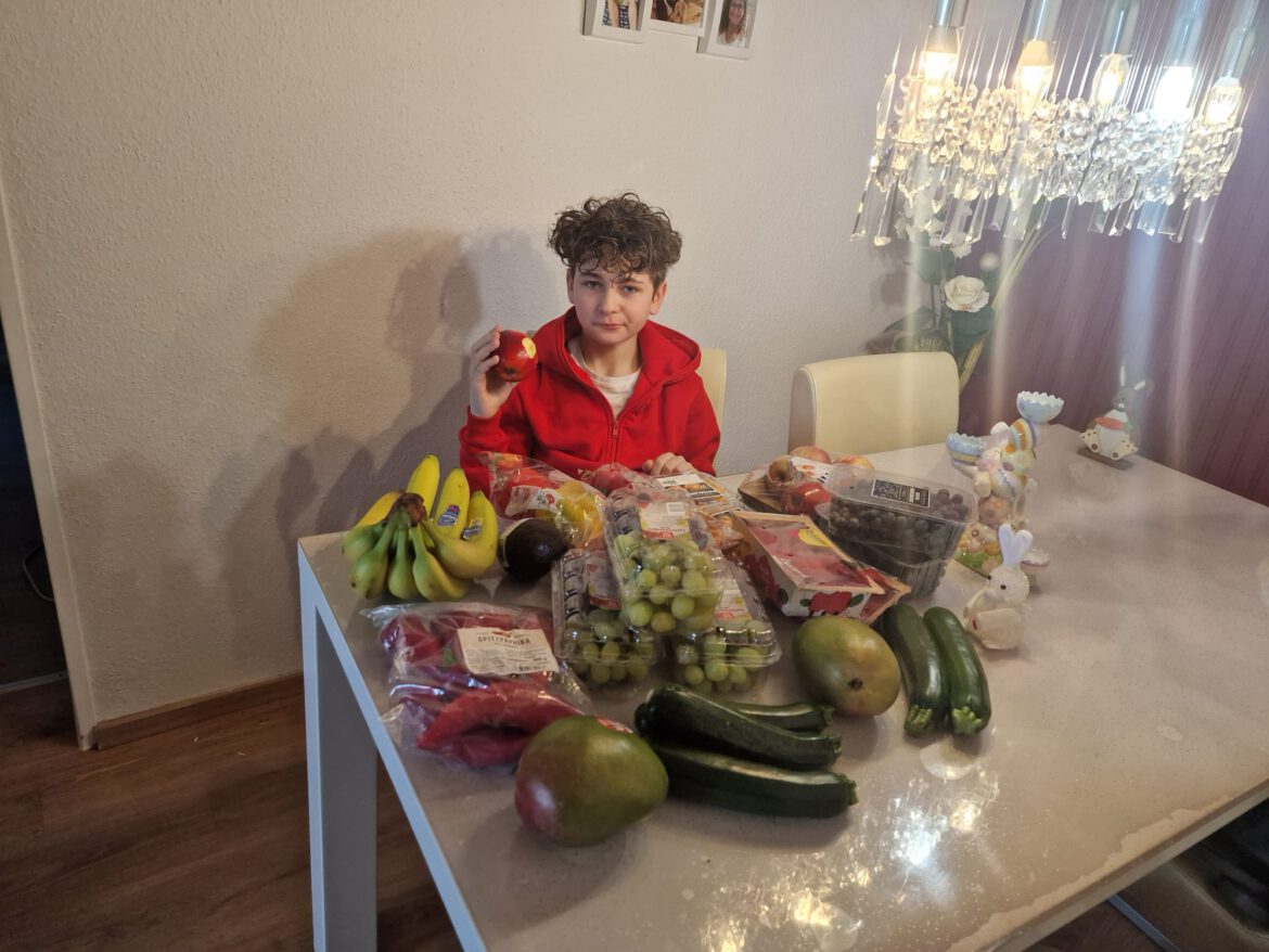 Frisches Obst+Gemüse steht hoch im Kurs bei den Kindern