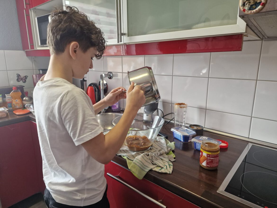 Kevin hat das Backen für sich entdeckt