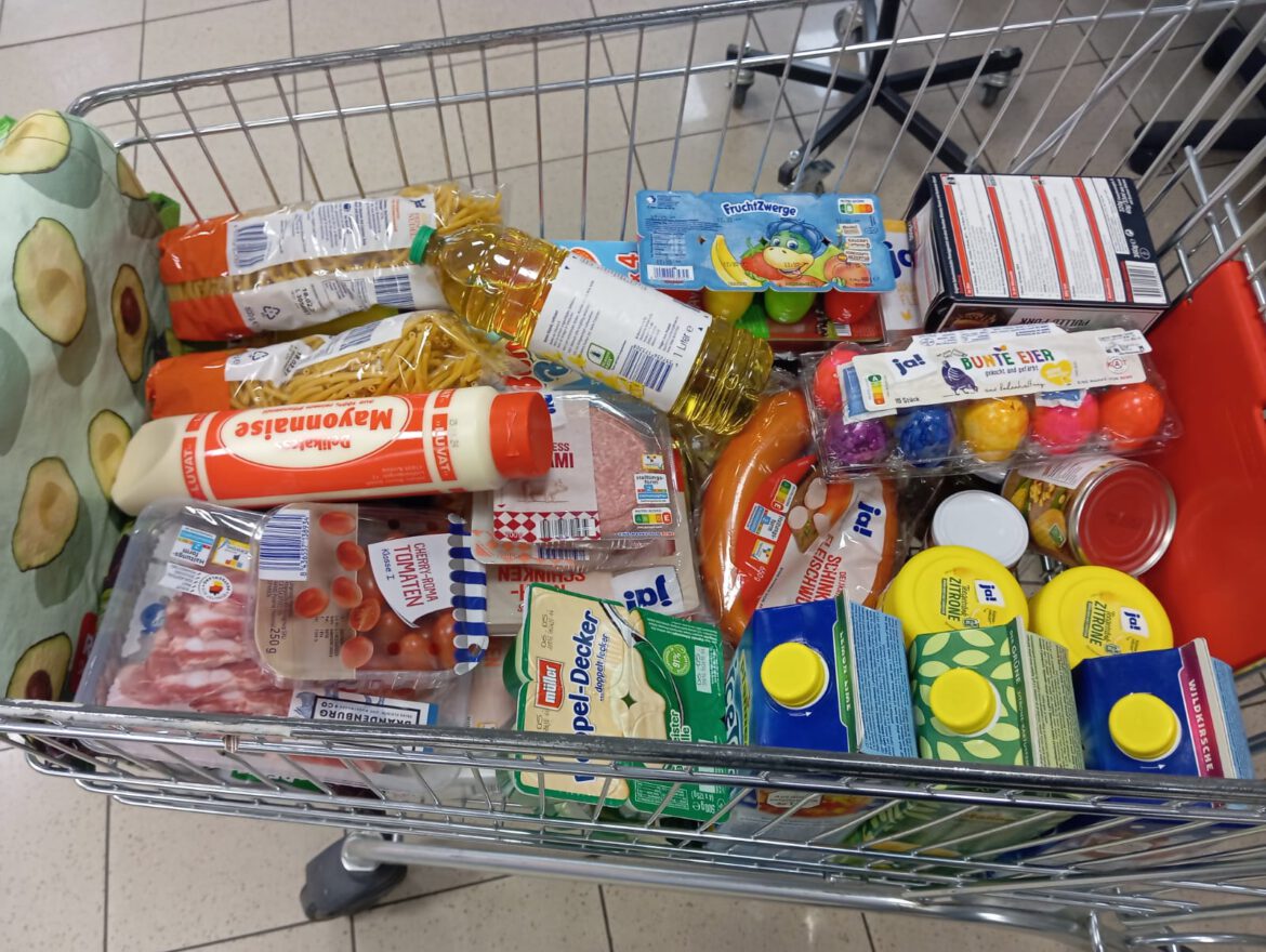 Armando und seine Mutter waren einkaufen