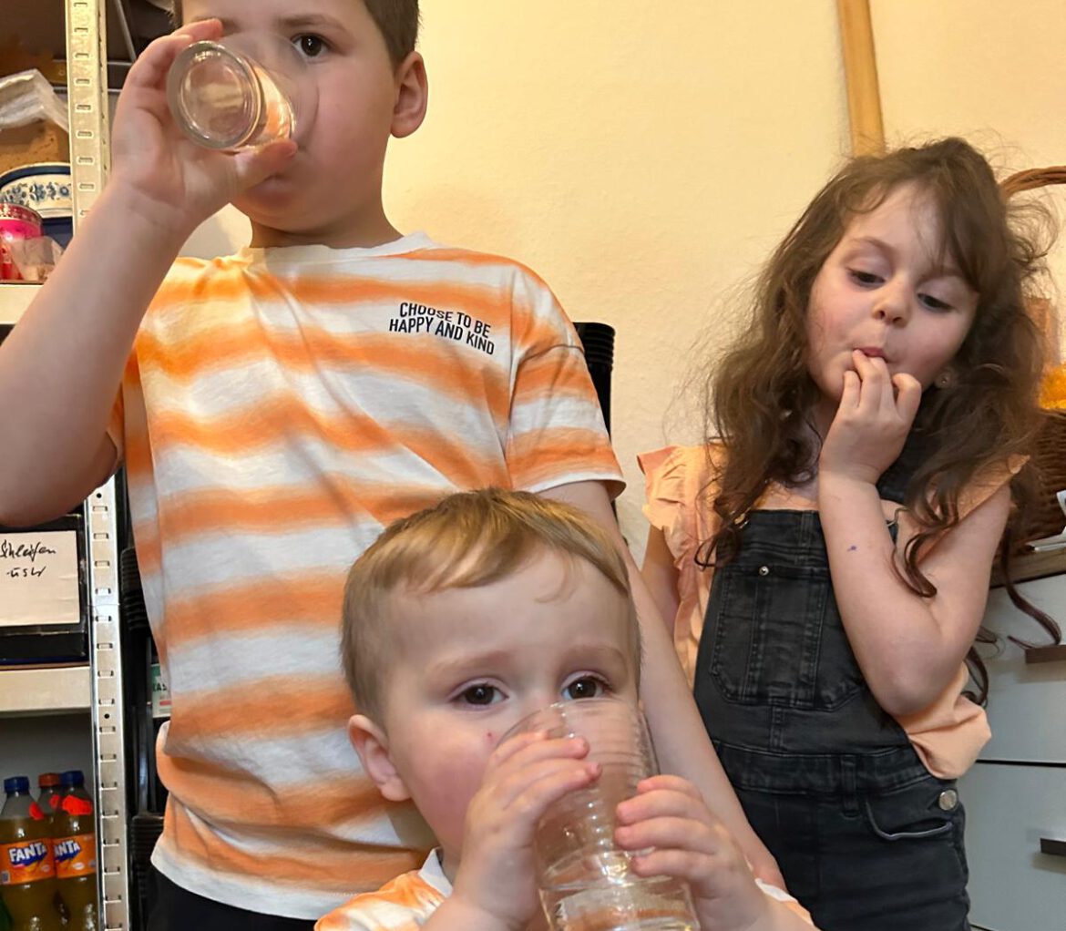 Wasser-Kästen für Malik, Malia + Mila