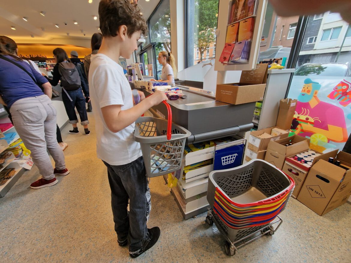 Hygiene-Einkauf für die Familie von Kevin