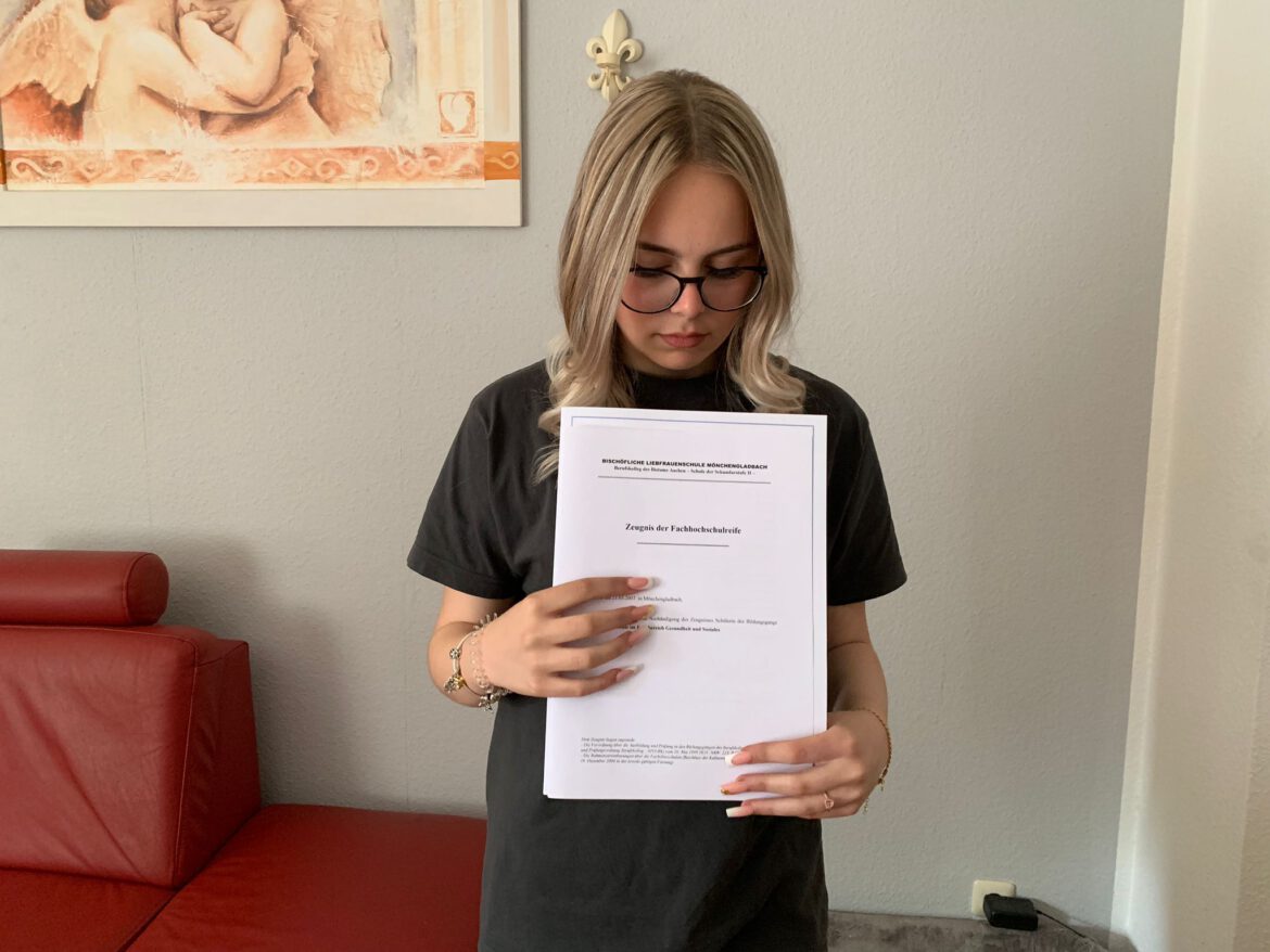 Matilda hat ihr Fachabi erreicht