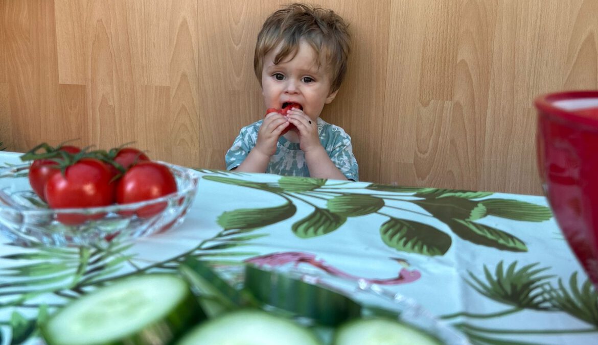 Mika + Malia lieben Melonen + Gurken