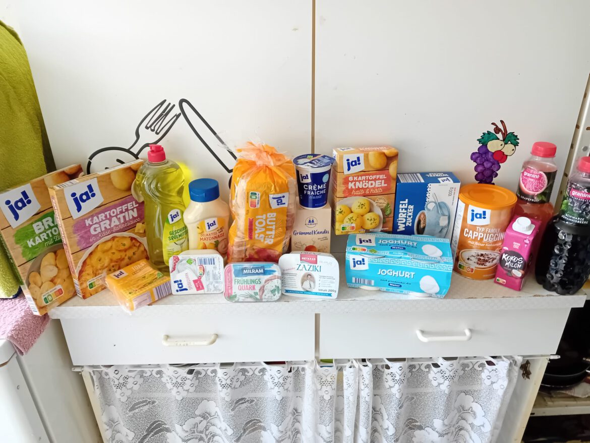 Hier konnten wir mit einem Lebensmittel-Gutschein der Familie helfen