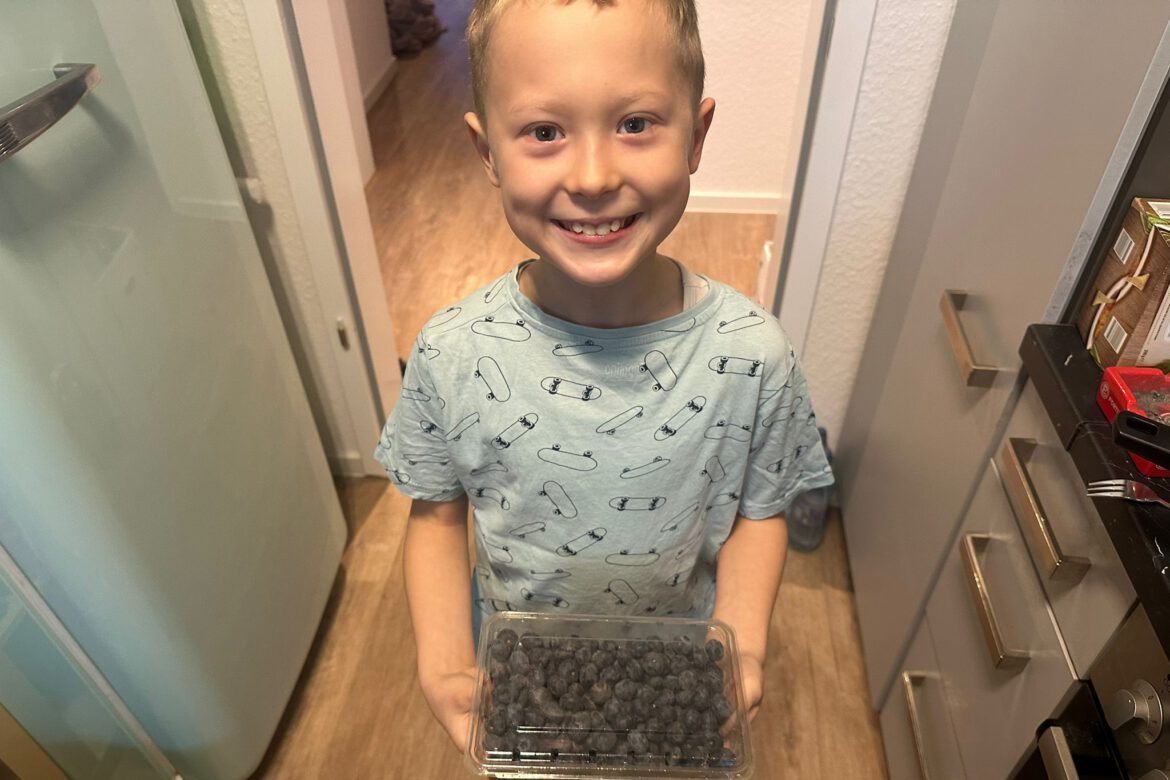 Lebensmittel-Einkauf mit Liam + Josi