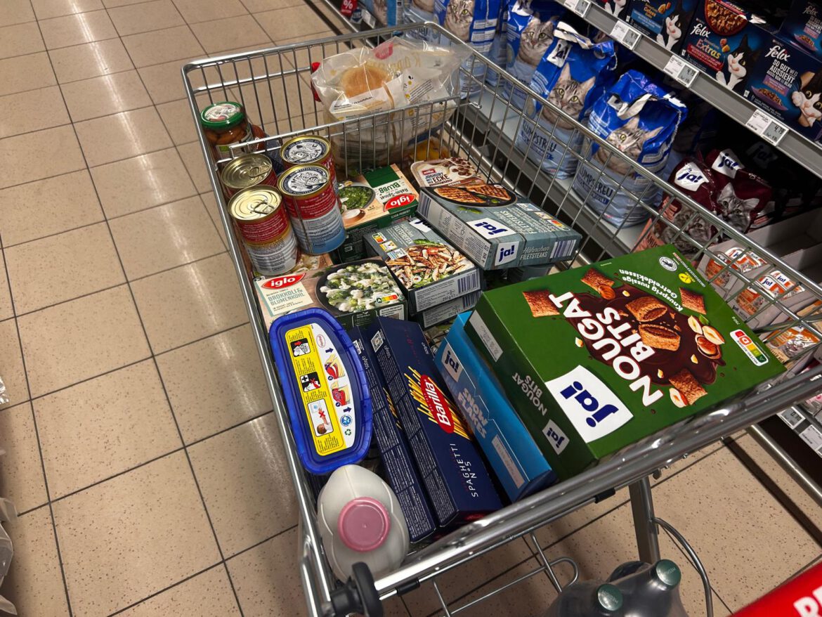 Lebensmittel-Einkauf für Lina + ihren Bruder