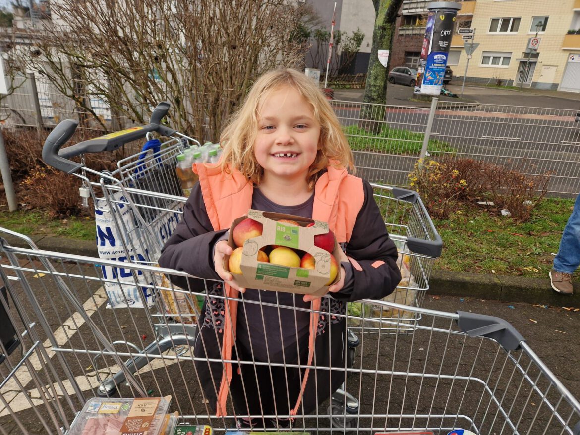 Lebensmittel für die Familie von Emily