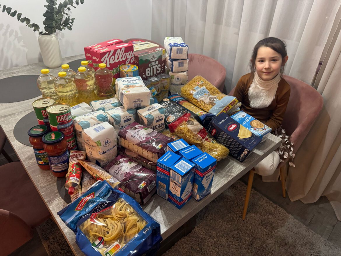 So langsam haben alle Familien ihre Gutscheine für den Trockenvorrat eingelöst